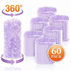 Dusters Refills 60 Count 360°Double-Sided 60Count-Purple, Purple