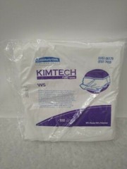 Kimtech Pure W5 Dry Wipers, White 9″ x 9″, (100-Pack)