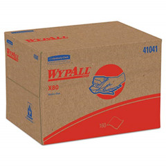 WypAll 41041 X80 Cloths, BRAG Box, HYDROKNIT, Blue 11.1 x 16.8 Case of 160