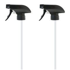 Bontip Sprayer Bottle Nozzle Heads Replacements for 8 oz / 16 2 Pack, Black