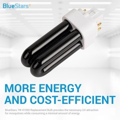 BlueStars 6-Pack 7W 41050 Replacement UV Light Bulbs for Indoor DynaTrap Uv