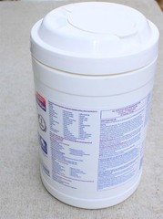 Sanitary Rags In A Jar. Shop Rag in 12 plastic dispensers Non woven cleaning $5