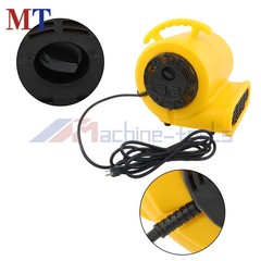 1/2HP 2500CFM Carpet Dryer 3-Speed Air Mover 15ft Cord Yellow US Standard