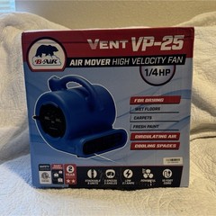 B-Air VP-25 Air Mover High Velocity Fan 1/4 HP Model VP-25 MPN VP-25
