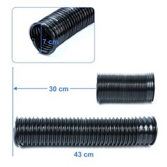 Dkaikai Vacuum Bag Hose Fill Tube for Kirby Heritage G3 G4 0.01 inches, Black