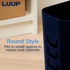 STORi Luup Bathroom Wastebasket, Secure Grocery Bags, Plastic Garbage Contain…