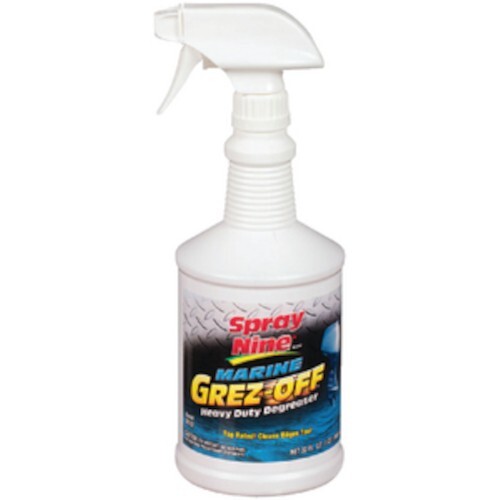 Spray Nine Grez-Off Marine Degreaser – 32oz Spray Bottle