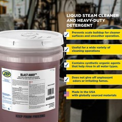 Zep Blast Away Liquid Steam Cleaner and Heavy-Duty Detergent – 5 Gallon (Each)
