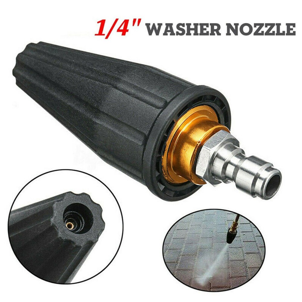 1/4″ High Pressure Fast Washer Rotating Turbo Nozzle Spray Tip Power 4000PSI