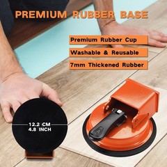 REXBETI Floor Gap Fixer Tool, Plank Repair Kit, Upgraded Improved, Orange