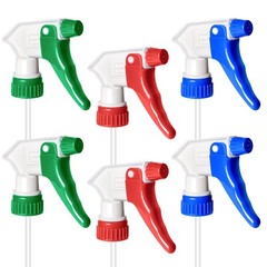 Uineko 6 Pack Universal Spray Bottle Replacement Nozzle, Mist & Stream 6