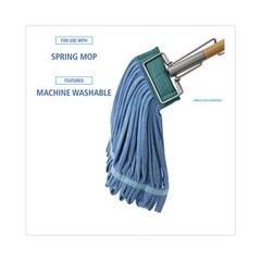 Boardwalk MWTMBCT Microfiber Looped-End Wet Mop Head – Medium, Blue (12/CT) New