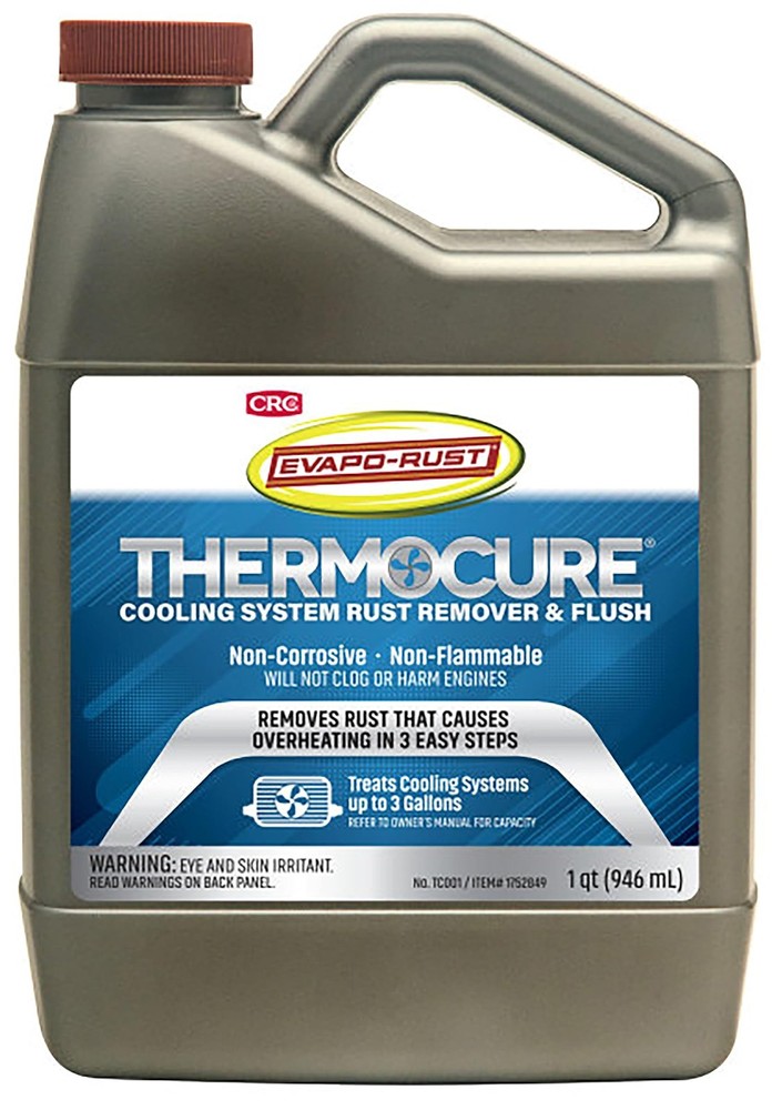 Rust Remover 32 Oz for Vehicle Cooling Systems Removes Rust Scale and Deposits