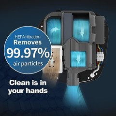 AIKE AK2903 Heavy Duty Commercial Hand Dryer with Hepa Filter Brushed Stainle…