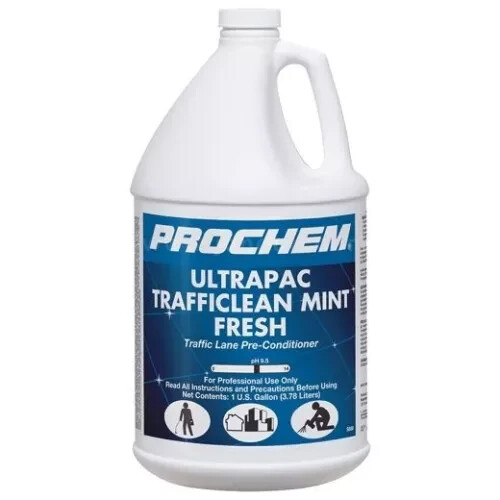 Prochem Ultrapac Mint Traffic Lane Cleaner Carpet Cleaning Prespray 1 GALLON