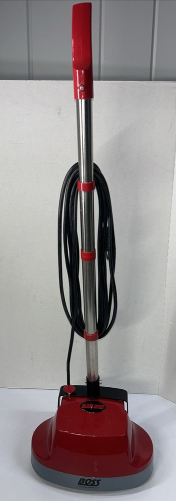 BOSS Gloss Boss Floor Polisher Waxing Machine Red Scrubber Buffer Tested Working