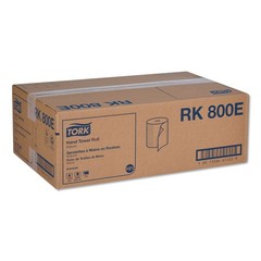 Tork RK800E 7.88 in. x 800 ft. 1-Ply Hardwound Roll Towel – Natural (6/CT) New
