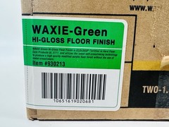 2-Pack Waxie-Green Hi-Gloss Commercial Floor Finish #930213, 1.5 Gallons Each
