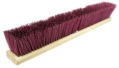 Weiler 44587 24 Block Size Hardwood Block Medium Maroon Polypropylene Fill