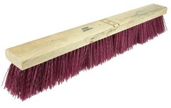 Weiler 44587 24 Block Size Hardwood Block Medium Maroon Polypropylene Fill
