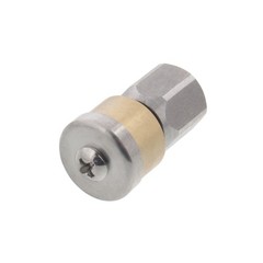 Erie Tools Rotating 1/8″ Sewer Jetter Nozzle for Drain Cleaning 4.5 Orifice