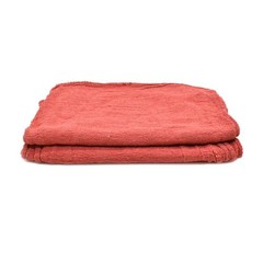 PT725 12 Inch x 14 Inch Red Shop Towel – 100% Cotton – 12/Pack