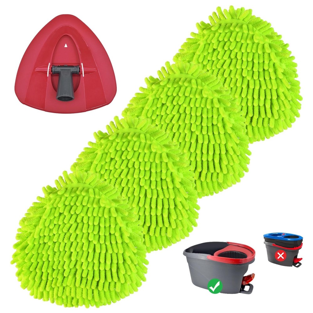 Spin Mop Replace Head, Base, Mop Replacement Head for O Cedar EasyWring 1 Tan…