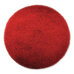 SC Johnson 311183 EZ CARE 17″ Heavy-Duty Scrub Pad – Red/Gray (5/CT) New