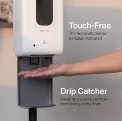 ZEP Hand Sanitizer Dispenser Touch-Free Motion Activated Stand TFHSU-1- 2500PL