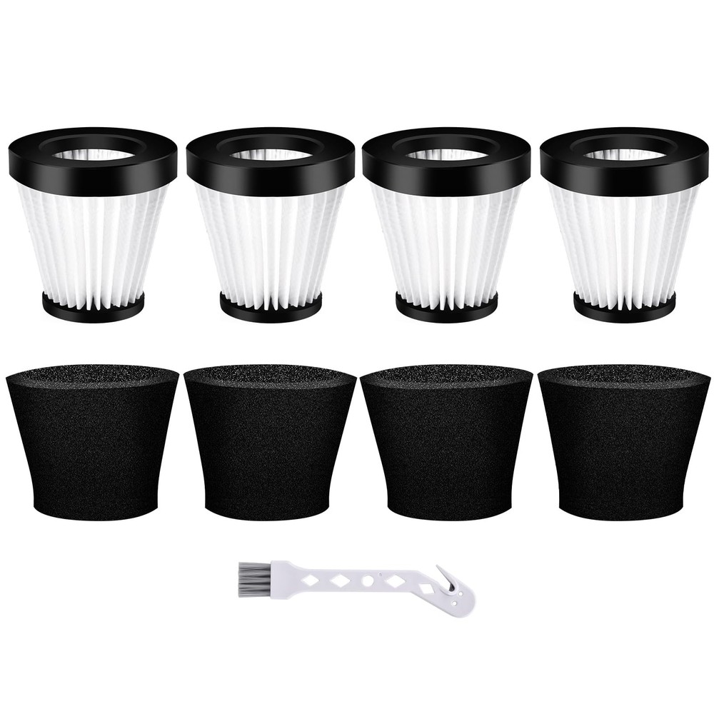 Leadaybetter 4 Pack Replacement Filter for Dirt Devil Scorpion Handheld…