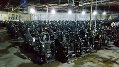 PROPANE BUFFER, BURNISHER 27-inch 18HP 603cc Kawasaki engine in AS-IS condition