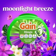 Gain 42 Count (Pack of 1), Flings Moonlight Breeze 42 Laundry Pacs