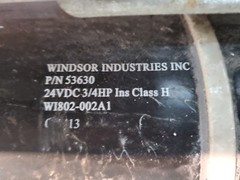 24v 3/4 Hp Motor 53630 Windsor Saber Compact 17 Scc172 Wi802-002a1 173-1574