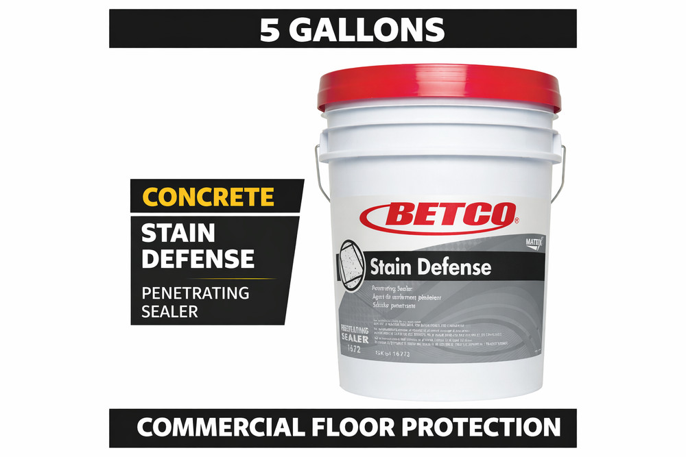 Betco Crete Rx Stain Defense Concrete Sealer 640 Oz Commercial 16720500
