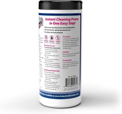 Antistatic Premoistened Wipes for Electronics, Cloth, 6 x 6, Unscented, 70/Tub
