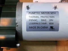 Pumptec 80544 112T Pump w/ M72 Motor – 230 Volt – 200 PSI