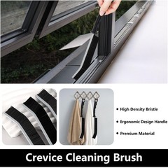 Window Cleaner Set, 17Pcs Door Tracks Groove Crevice Cleaning Colors