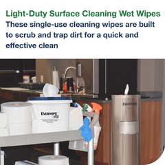 Everwipe by Tork Light-Duty Surface Cleaning 2500 Count (Pack of 2), White