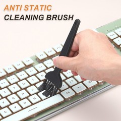 8PCS Anti Static Brush, Dusting Cleaning Brush for Small Spaces, Black