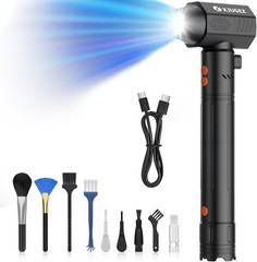 XJUGEZ 40CM XL COMPRESSED AIR DUSTER 180000RPM CORDLESS TURBO FAN 4-SPEED VACUUM