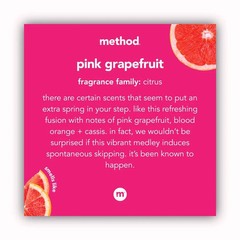 Method 01361EA 10 oz. Foaming Hand Wash – Pink Grapefruit Scent New