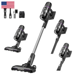 Eurekacordless Vacuum – 50 Min Runtime For Large Homes 5.5 Lbs Lightweight