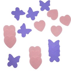 1000 PCS Lint Free Nail Wipes Lash Glue 1.9 Inch x Inch, Purple