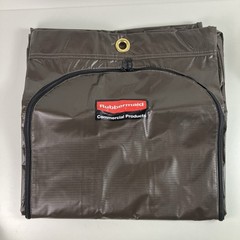 Rubbermaid Commercial 34 Gallon Cleaning Cart Bag Brown