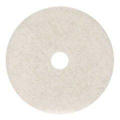 Boardwalk 4021NAT 21″ Diameter Natural Burnishing Floor Pads – White (5/CT) New