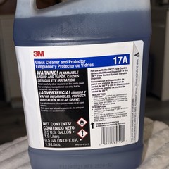 3M 17A Glass Cleaner & Protector for Glass & Crystal, Unscented, Exp 12/2024