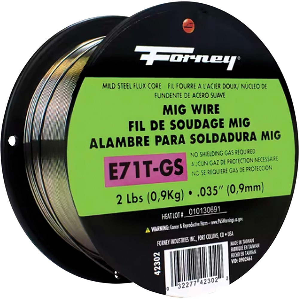 E71T-GS Self, Steel Flux-Core Wire, .035 in x 2# – 5 Each FOR-42302