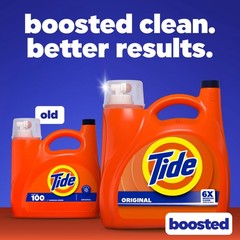 Tide Liquid Laundry Detergent, Original Scent, 1.03 Gallon (Pack of 1), white