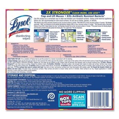LYSOL Brand 19200-97181 Disinfecting Wipes – Mango and Hibiscus/White (6/CT) New