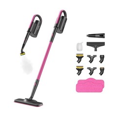 Schenley Steam Mop Cleaner with Standard, Magenta & Noble Gray